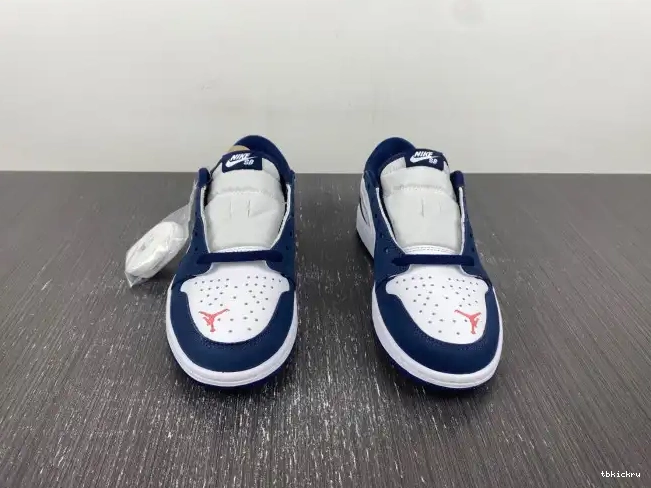 Cheap TBK Midnight SB CJ7891-400 Jordan 1 Low Navy 0406